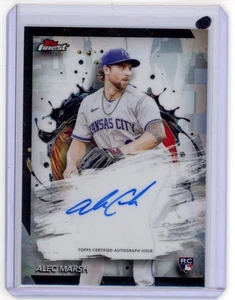 2024 Topps Finest - Finest Autographs Alec Marsh #FA-AM Refractor (AU, RC) - Picture 1 of 2