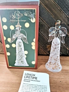 Lenox Joyous Tidings Believe Angel adorno nuevo en caja - Imagen 1 de 9