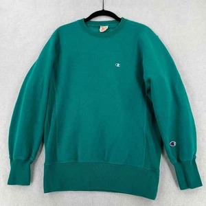 Champions Damen Grün Rundhals Pullover Pulli Sweatshirt Langarm Gr. L - Bild 1 von 8