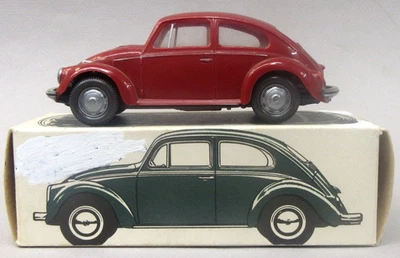 1960-е #113 VW Volkswagen Beetle красный 1:40 Wiking пластиковый промо новый в коробке - Изображение 1 из 4