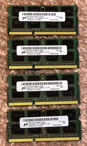 Micron Notebook RAM 16 GB 2Rx8 PC3-10600S So-Dimm DDR3 1,5V MT16JSF51264HZ-1G4D1 - Bild 1 von 2