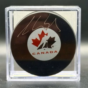 Aaron Ekblad signed Team Canada Hockey Puck AJ Sports COA handsigniert Panthers - Bild 1 von 4