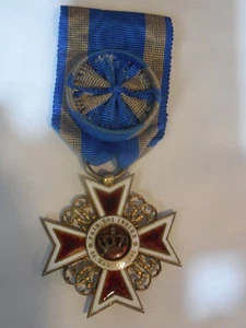Romania croce da cavaliere ufficiale della corona - Picture 1 of 2