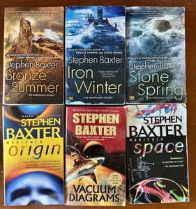 Stephen Baxter 6 Book Lot: Northland Trilogy, Manifold, Vacuum Diagrams - Bild 1 von 5