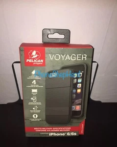 Pelican Voyager for iPhone 6 / 6s BLACK Case with Kickstand Holster Retail - Picture 1 of 5