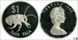 Tokelau 1 Tala 1980 / 27.25 Gr. Silver PROOF KM00003A - Picture 1 of 1