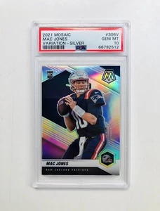 2021 Mosaic MAC JONES Variation-Silver #306V PSA 10 GEM MINT - Picture 1 of 2