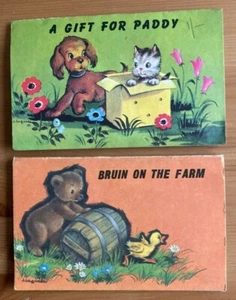 BROWN WATSON POP UP BOOKS x 2 - A GIFT FOR PADDY & BRUIN ON THE FARM (38 & 59) - Picture 1 of 3
