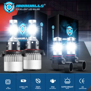 H13 9145 faros LED bombillas antiniebla de haz alto bajo para Dodge Grand Caravan 2008 2009 - Imagen 1 de 12