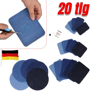 20 Stk Bügelflicken Aufbügeln Aufbügelflicken Jeansflicken Flicken zum Aufbügeln - Bild 1 von 12