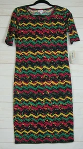 Vestido Julia para mujer Lularoe multicolor talla pequeña nuevo con etiquetas - Imagen 1 de 3