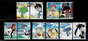 Japan 2010 Anime Sergeant Keroro 80Y Complete Used Set Sc# 3190 a-j - Picture 1 of 1