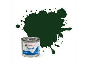 HUMBROL ENAMEL PAINT SMALTO 14ml - 195 CHROME GREEN SATIN - NUOVO - Picture 1 of 1