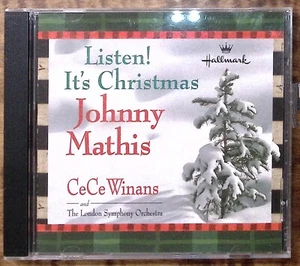 JOHNNY MATHIS CECE WINANS LISTEN! IT'S CHRISTMAS HALLMARK LONDON SYMPHONY CD2943 - Picture 1 of 4