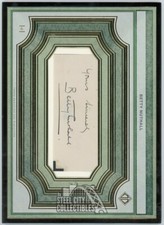 Betty Nuthall 2020 Topps Transcendent Tennis Oversized Cut Signature