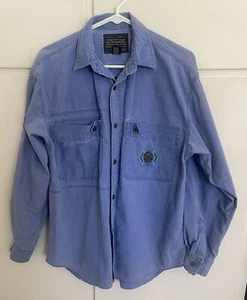 Camisa Para Hombre Vintage Bugle Boy CL-950 Uniforme L/S Dos Bolsillos Botones Talla S Usada en Excelente Condición - Imagen 1 de 6
