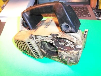 USED Stihl Chainsaw CASE & HANDLE Parts OEM 243542137 SR - Image 1 of 2