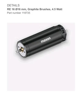 Maxon motor 36V 4,5W Ø16mm, graphyte brushes + Encoder ASIC - Picture 1 of 3