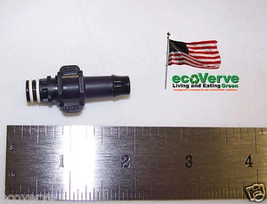 ADAPTADOR DE CONEXIÓN RÁPIDA NEGRO MACHO 5/16" para filtros en línea como Sawyer SP191 - Imagen 1 de 1