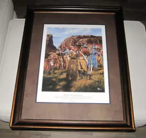 Rick Reeves "Reunion: The Journey Home" signed, framed & matted 21x27" - Picture 1 of 4
