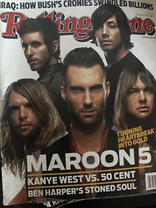 Rolling Stone Magazine September 6, 2007 Maroon 5 Cover Issue - Picture 1 of 2