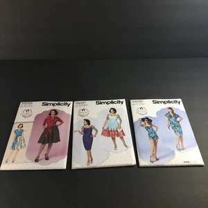 Simplicity Patterns By Girls Lot of 3, S9288, S9291, S9290 - Picture 1 of 7