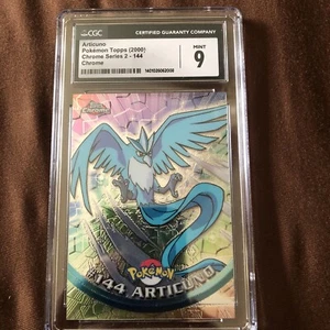 Pokemon ARTICUNO 2000 Topps Chrome Series 2 #144 CGC PSA 9 MINT - Picture 1 of 2