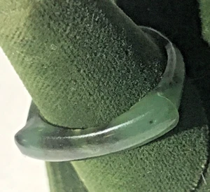 Vintage Green Jade Ring Size 8 - Picture 1 of 7