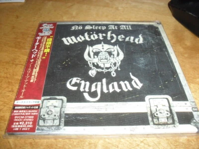 MOTORHEAD -NO SLEEP AT ALL- AWESOME RARE JAPAN PRESS CD MINI LP WITH OBI NWOBHM Foto 1 de 2