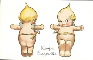 Kewpie Zimmermann Vintage POSTKARTE Kunst von Rose O'Neill #3 in einer Serie von 12 sehr gut - Bild 1 von 2