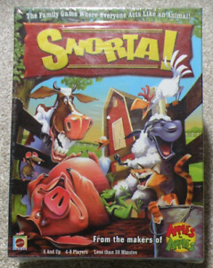 Snorta! Board Game Mattel 2007 Where Everyone Acts Like an Animal New in Plastic
