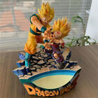 Anime Dragon Ball Z Goku & Wounded Gohan Vs Cell Figure Model 18Cm Statue Toy