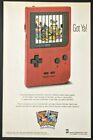 Pokemon Red Blue Print Ad Game Poster Art PROMO Original GB Nintendo Boy Advert