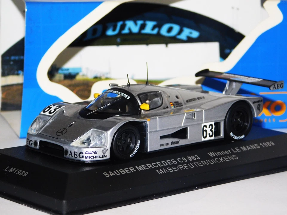 SAUBER MERCEDES C9 #63 MASS/DICKENS/REUTER WINNER LE MANS 1989 IXO LM1989 1/43 - Immagine 1 di 1