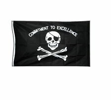 Commitment to Excellence Flag - 5 x 3 FT 100% Polyester With Eyelets Banner IE