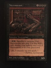 1x Necrosavant Visions Ed. Rare MTG Magic The Gathering LP Cond English Playset
