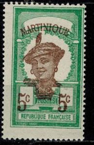 Timbre de Martinique N° 64 neuf ** centre déplacé MNH - Imagen 1 de 1