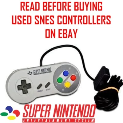 RESTORED SNES Super Nintendo Official  Original UK Joypad Controller Authentic - Image 1 of 4