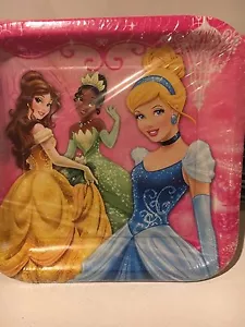 Disney Princess Hallmark Square Dinner Plates 8pcs Party Supplies - Picture 1 of 3