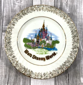 Vintage Walt Disney World Teller Wandbehang Disney Productions Hergestellt in Japan 6,5 Zoll - Bild 1 von 5