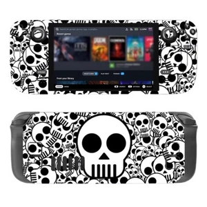 Schädel Totenkopf Skull Skin Aufkleber Stickers Schutzfolie Für Steam Deck Vinyl - Picture 1 of 1
