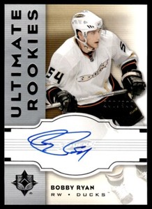 2007-08 Upper Deck Ultimate Collection AUTO RC Bobby Ryan Rookie Auto /399