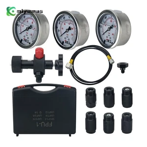 FPU-1 Stickstoff Ladeset Stickstoff Ladegerät mit 3 Messgeräten 1 Schlauch & 7 Kupplungen - Bild 1 von 6