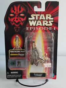 Hasbro Star Wars 1998 Episode 1 Action Figure Gasgano with Pit Droid
