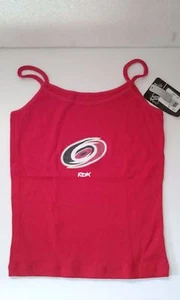 Carolina Hurricanes Reebok Women's Medium Red Spaghetti Strap Tee Top NWT NHL - Picture 1 of 3