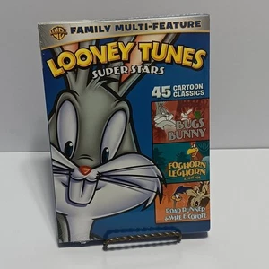 Looney Tunes Super Stars 45 Cartoons DVD Region 1 Bugs Bunny Sealed Box NEW #3 - Picture 1 of 6