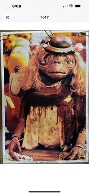 Póster original vintage E.T. Disfraz de Halloween extraterrestre película 1982 Foto 1 de 4