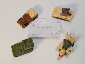 4x Transformers Micromasters G1 Battle Patrol Set, cañón y alas faltantes - Imagen 1 de 16