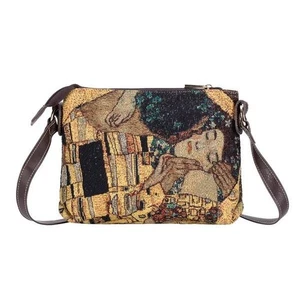 ÁRBOL DE LA VIDA GUSTAV KLIMT ARTE BANDOLERA BOLSO SIGNARE TAPIZ PEQUEÑO BOLSO MUJER - Imagen 1 de 5