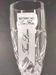 Flauta de Champagne Waterford (1) Corazones Romance Marqués 9" Cristal Boda - Imagen 1 de 13
